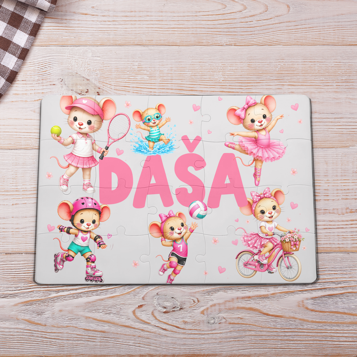 personalizirana sestavljanka z imenom-MISKA