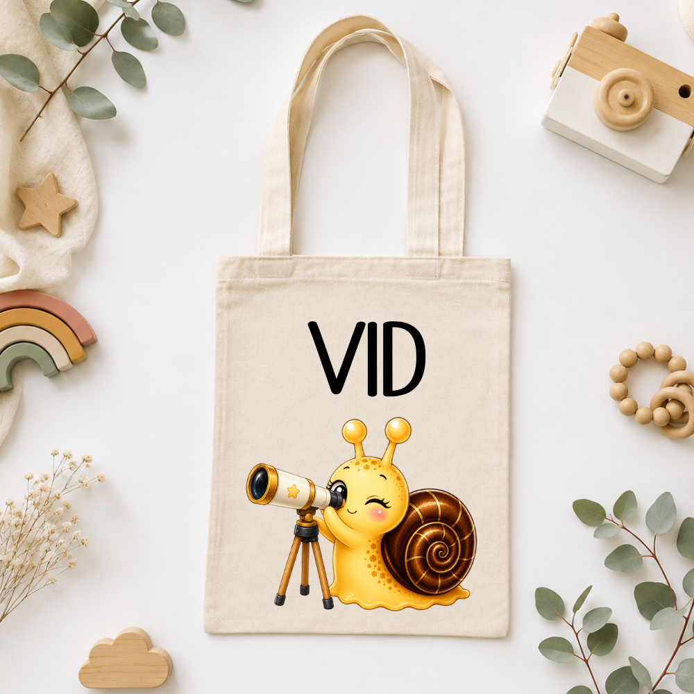 Personalizirana mini tote vrečka | Polž